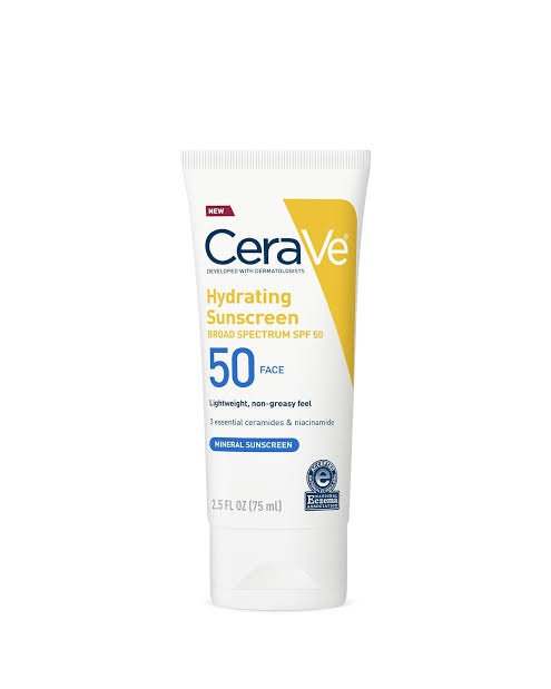 Cerave hydrating mineral sunscreen