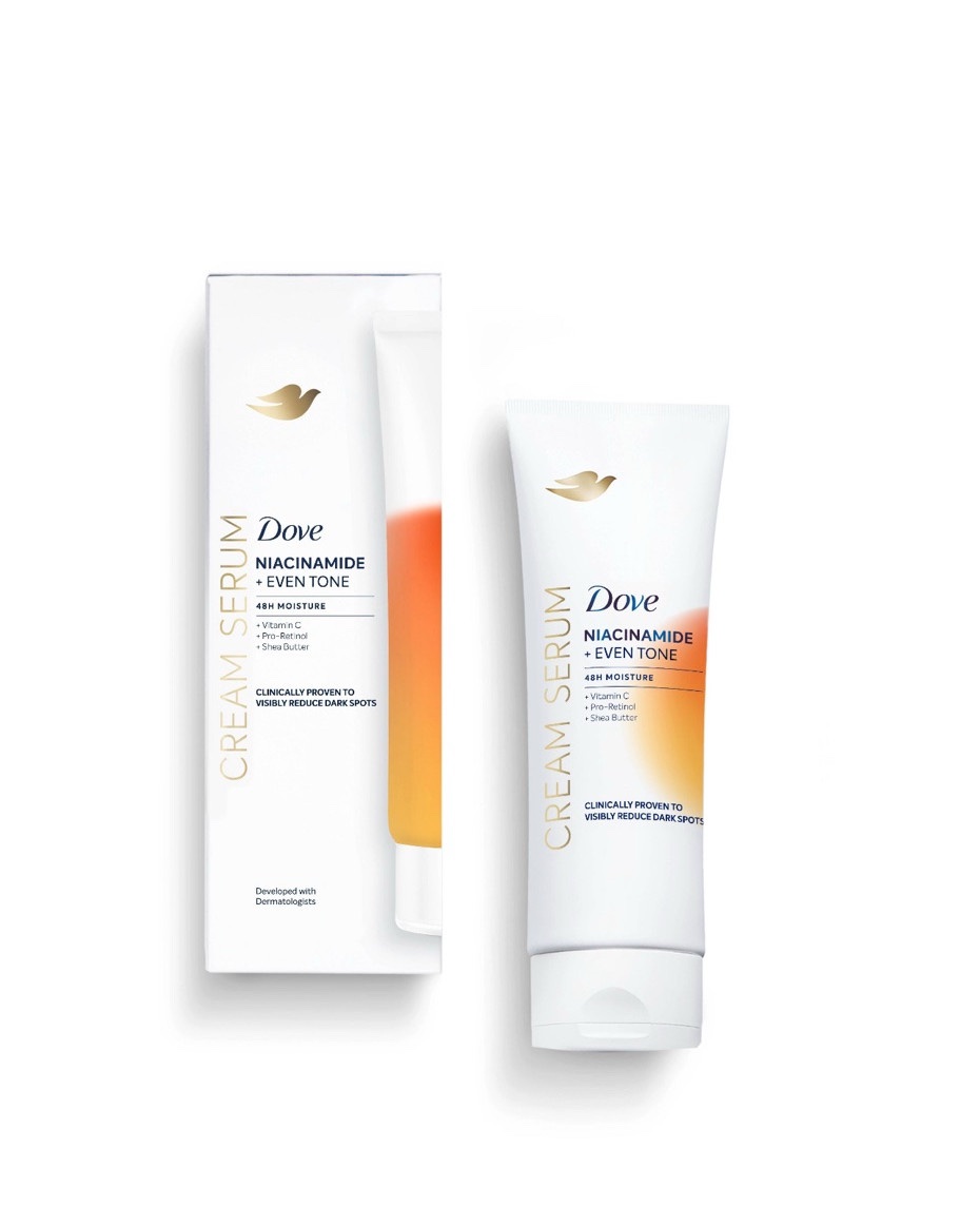 Dove niacinamide + even tone cream serum