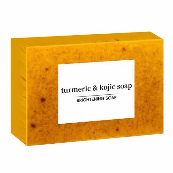Tumeric and kojic brightening soap