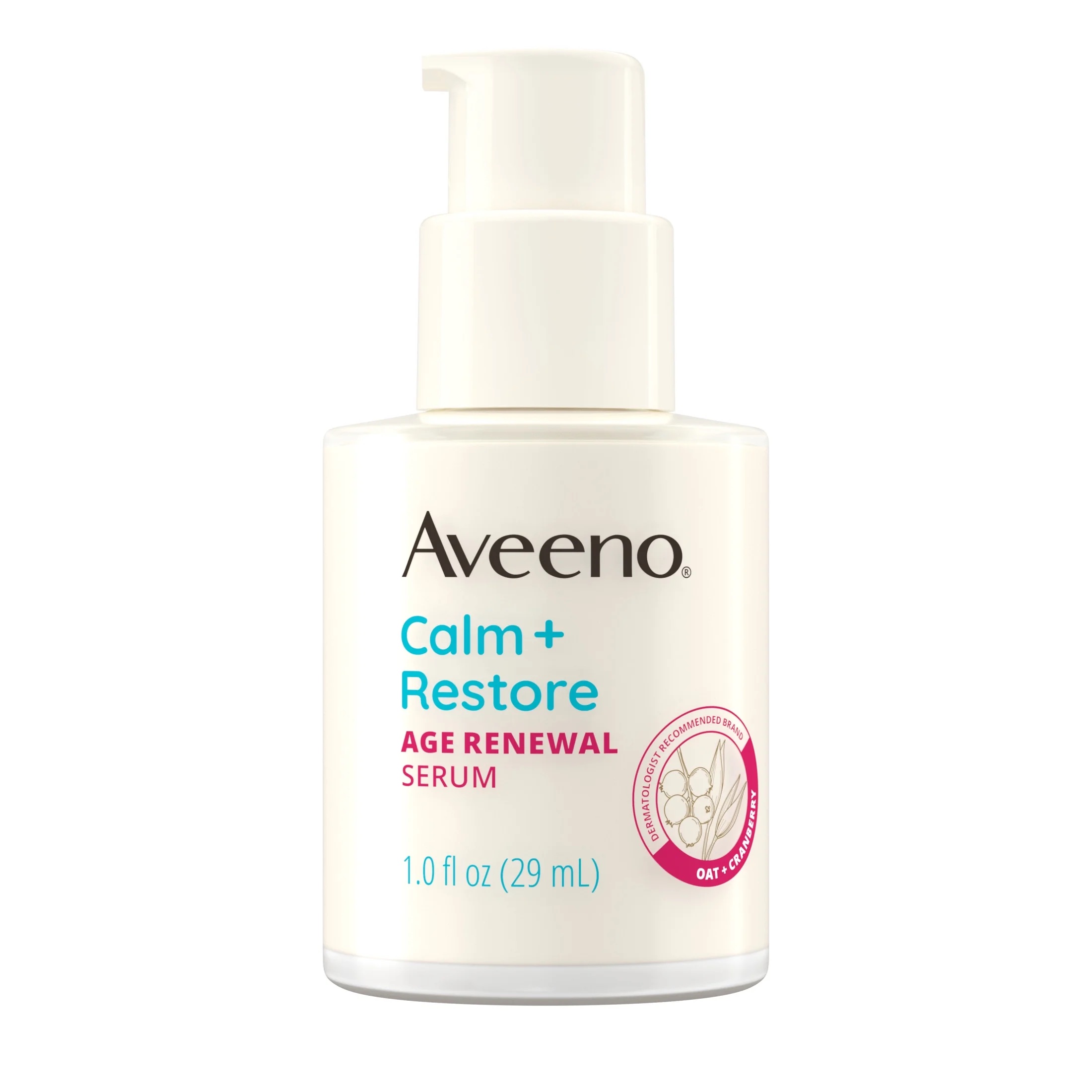 Aveeno calm restore age renewal serum