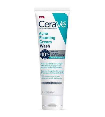 Cerave acne foaming cream wash 10%