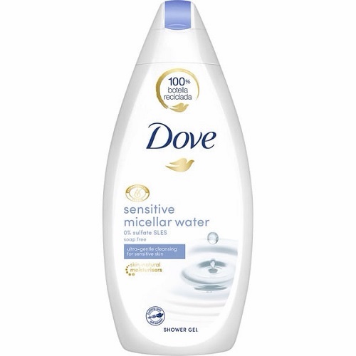 Dove sensitive micellar water body wash 500ml
