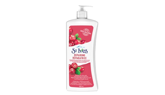 St Ives repairing body oil lotion