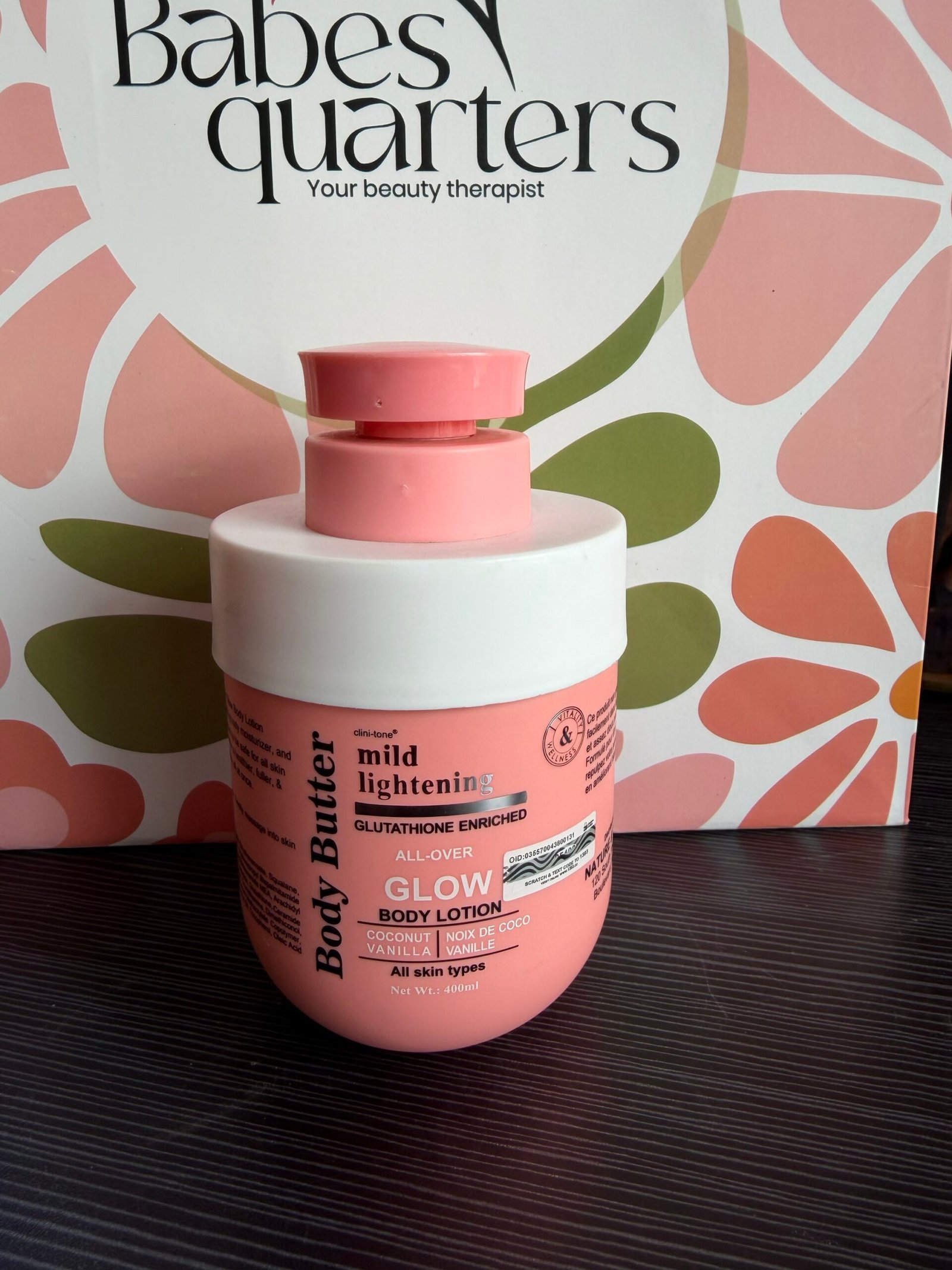 Body Butter Glutathione Body Lotion