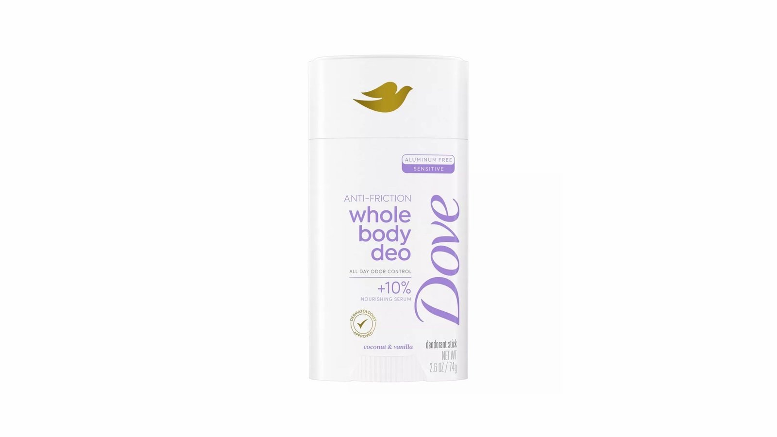 Dove Anti Chafe Whole Body Deo Coconut & Vanilla Deodorant